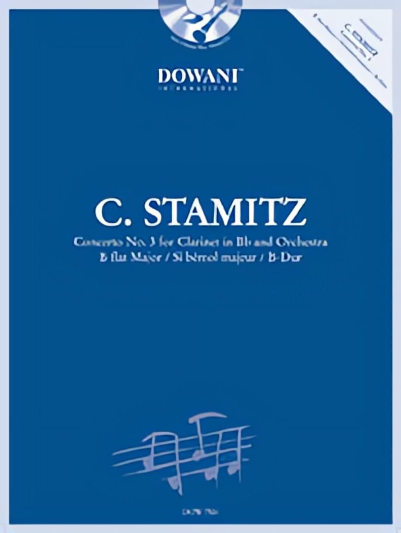Stamitz: Concerto No. 3 in B-Flat Major: Clarinet and Piano Reduction Sheet Music