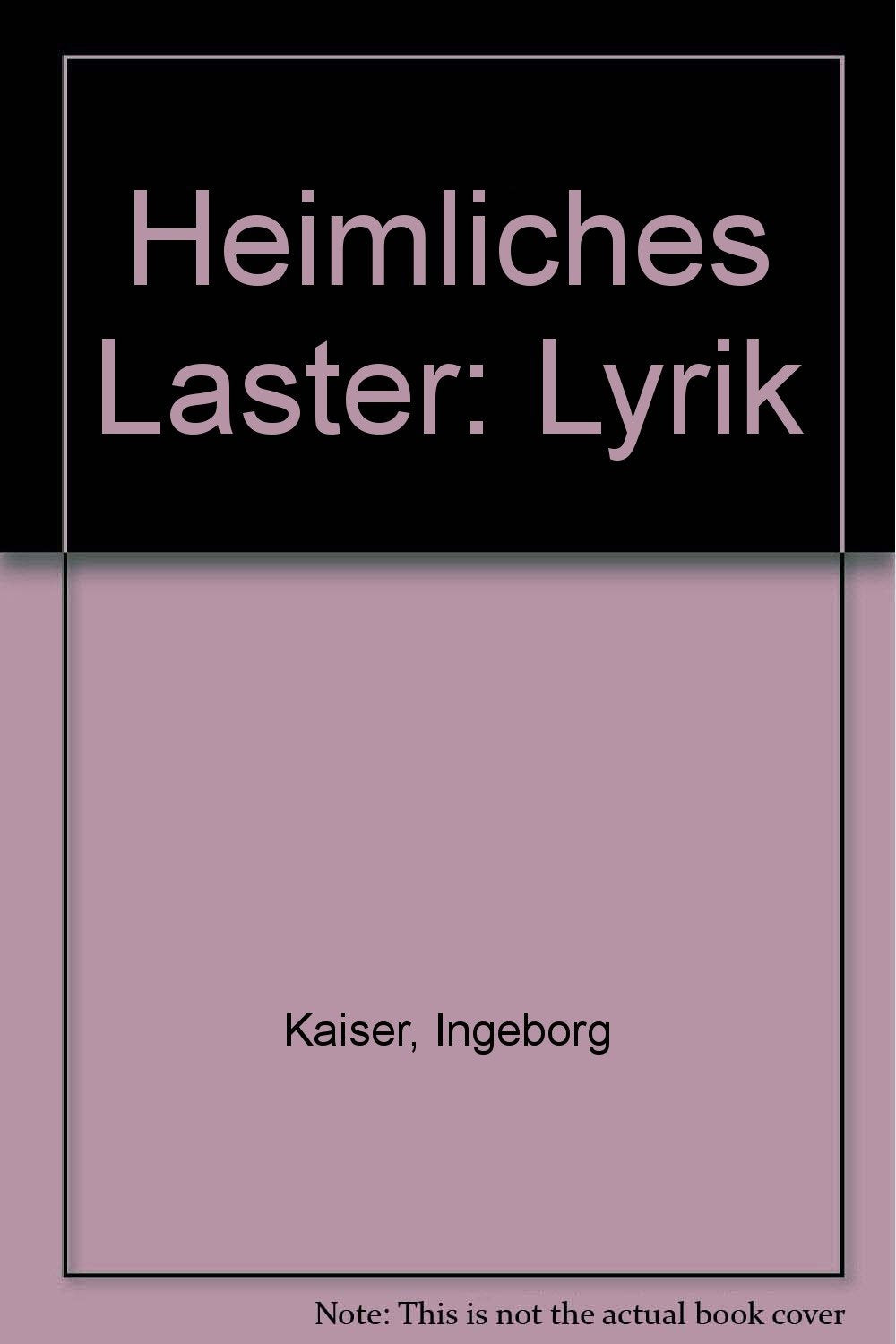 Heimliches Laster Books