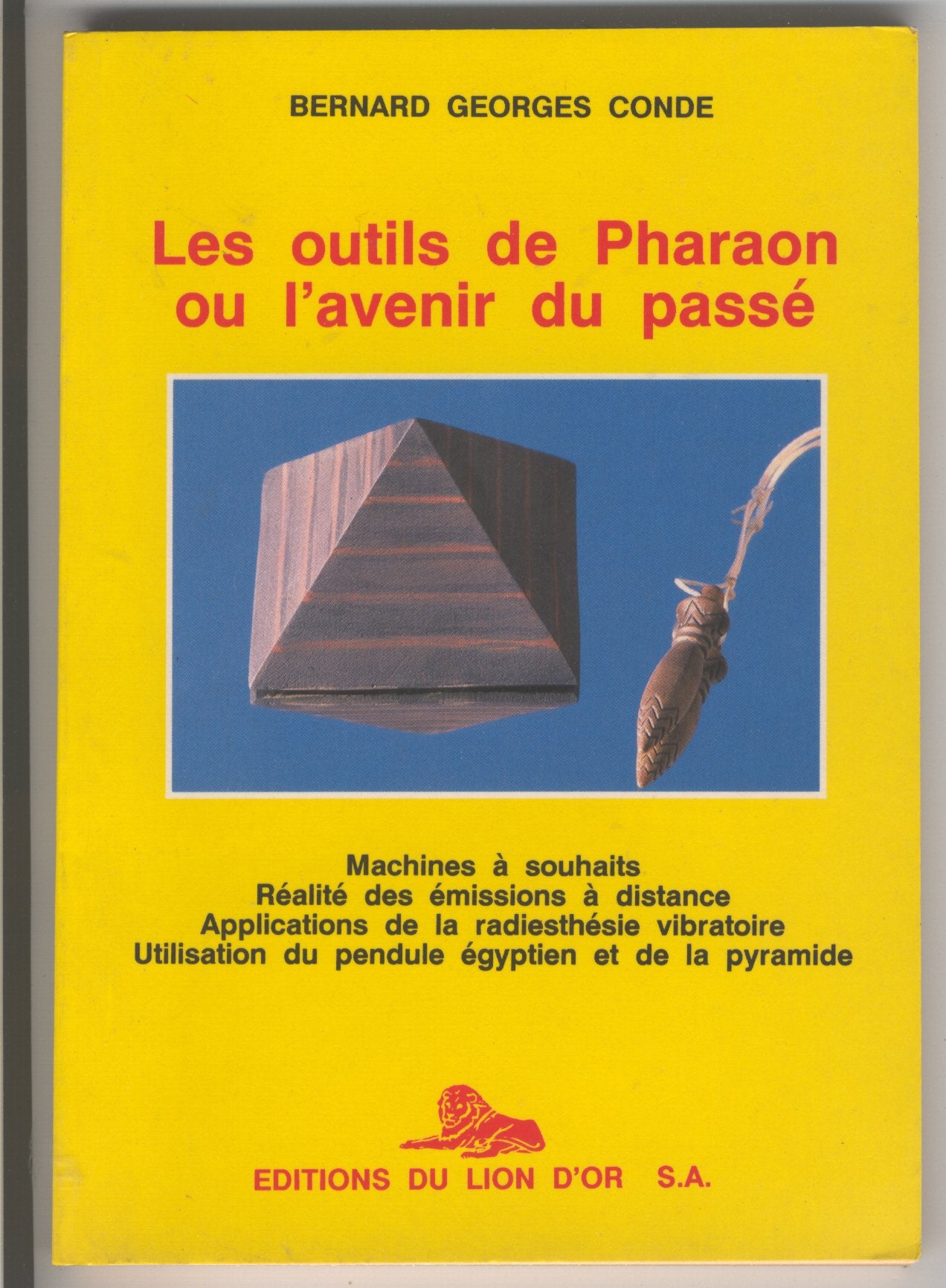 Les outils de pharaon ou l'avenir du passe book