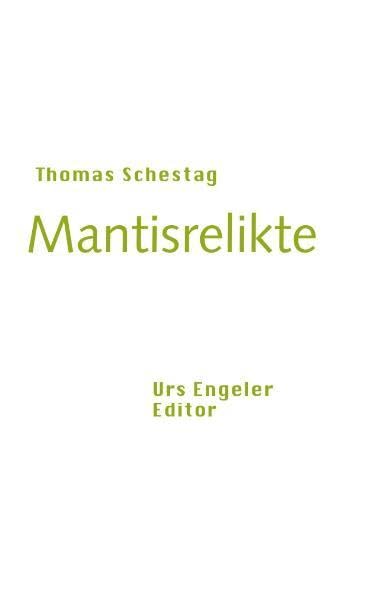 Mantisrelikte: Maurice Blanchot, Jean-Henri Fabre, Paul Celan Philosophy
