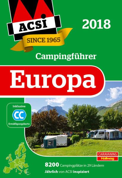 ACSI Internationaler Campingführer Europa 2018 Leisure, Home & Garden