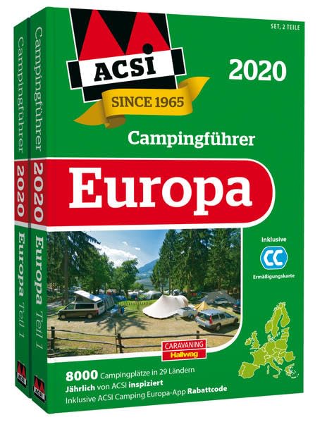ACSI Internationaler Campingführer Europa 2020 Leisure, Home & Garden