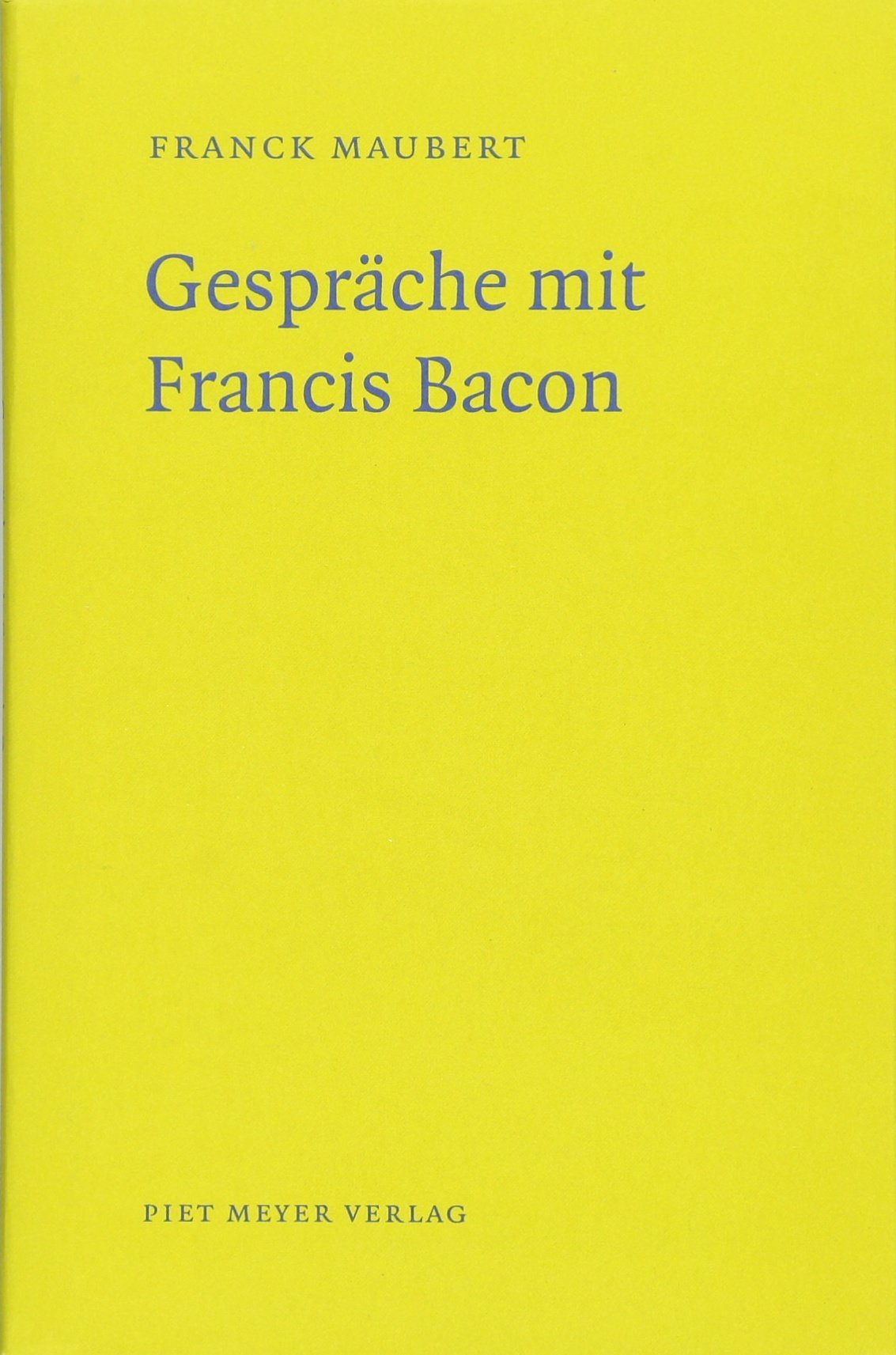 Product Image: Gespräche mit Francis Bacon