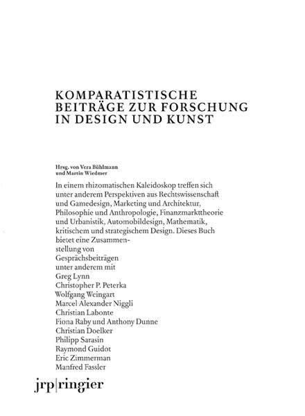 pre-specifics: Komparistische Beiträge zur Forschung in Design und Kunst Film, Art & Culture