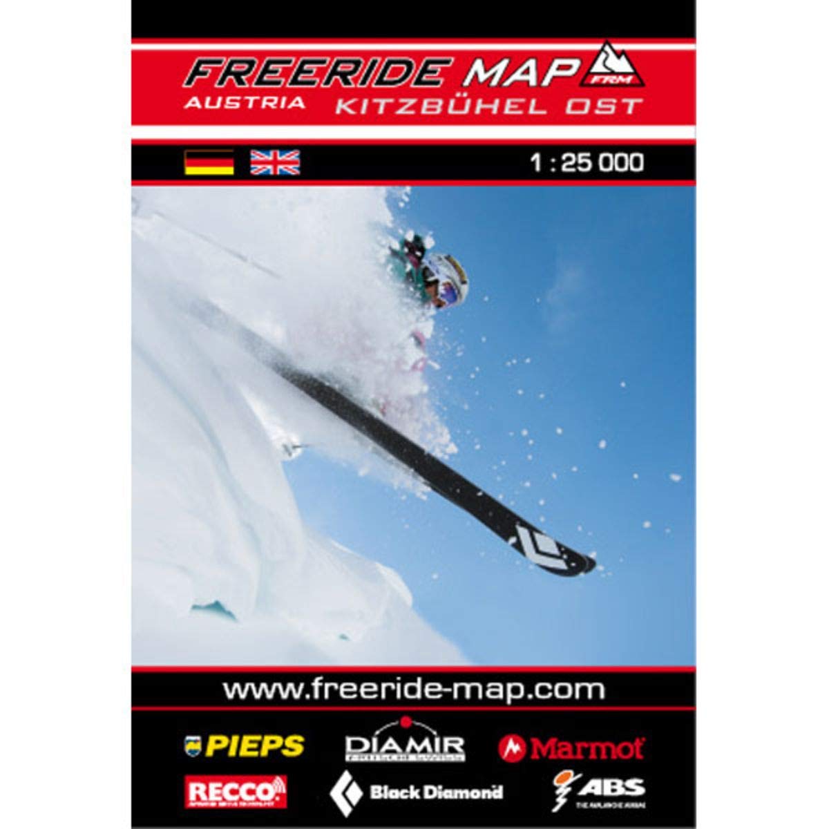 Freeride Map Kitzbühel Ost: Maßstab 1:25 000: Reiß- und wasserfest Leisure, Home & Garden