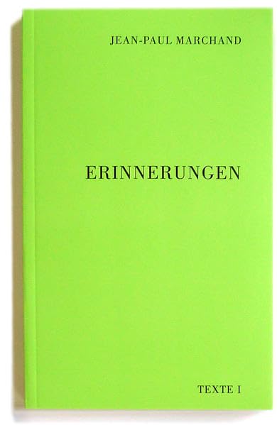 Product Image: Erinnerungen: Texte 1