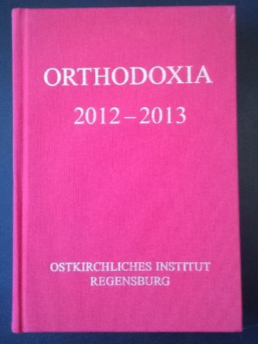 Orthodoxia 2012 - 2013 Books