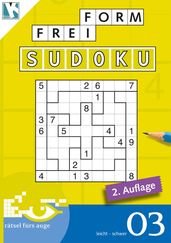 Freiform-Sudoku 03: Rätsel fürs Auge Leisure & Fun