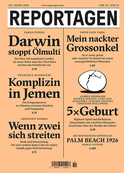 Reportagen #51: Das unabhängige Magazin für erzählte Gegenwart Contemporary literature Books