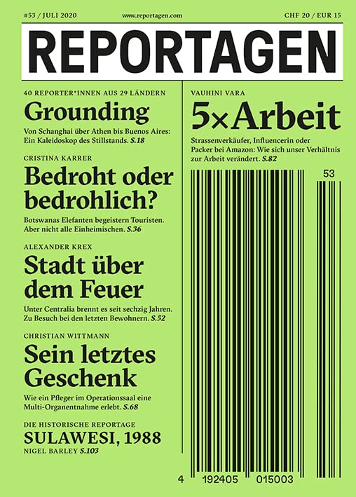 Reportagen #53: Das unabhängige Magazin für erzählte Gegenwart Contemporary literature