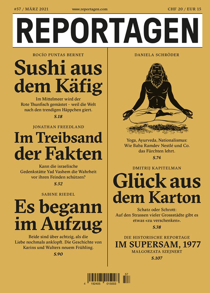 Reportagen #57: Das unabhängige Magazin für erzählte Gegenwart Contemporary literature