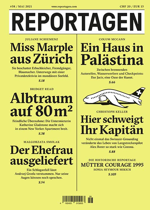 Reportagen #58: Das unabhängige Magazin für erzählte Gegenwart Contemporary literature