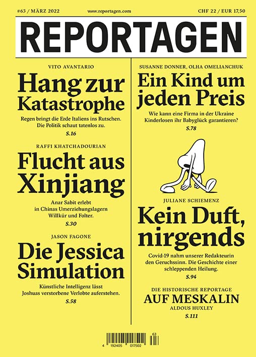 Reportagen #63: Das unabhängige Magazin für erzählte Gegenwart Contemporary literature Books