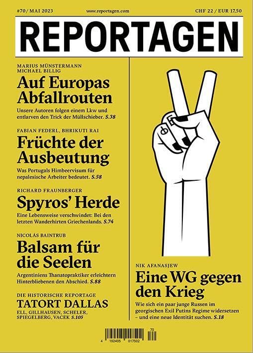 Reportagen #70: Das unabhängige Magazin für erzählte Gegenwart Contemporary literature