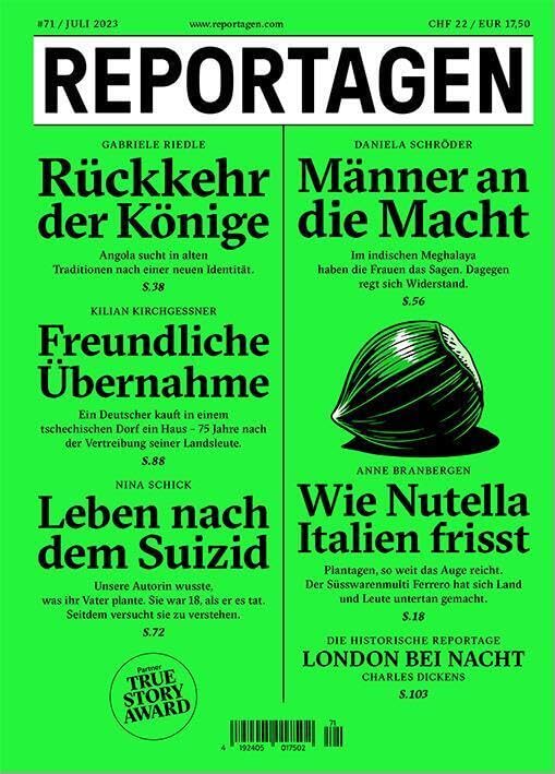 Reportagen #71: Das unabhängige Magazin für erzählte Gegenwart Contemporary literature