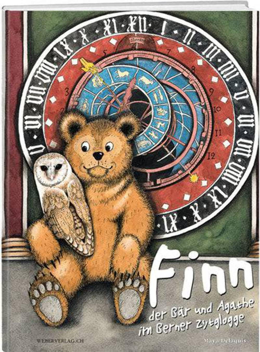Finn der Bär und Agathe im Berner Zytglogge book