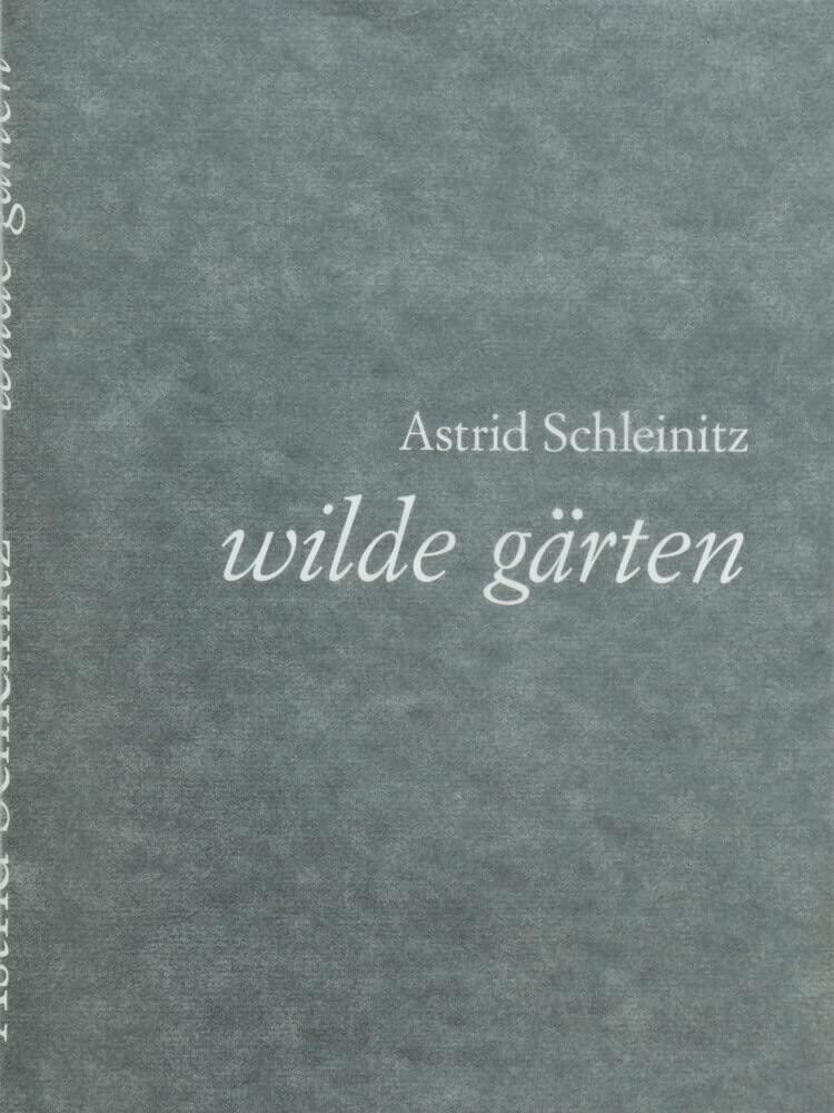 wilde gärten: Gedichte (pudelundpinscher : bastard) Contemporary literature