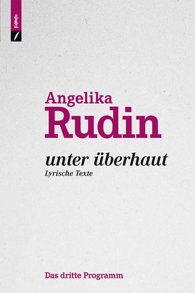 unter überhaut: Lyrische Texte Poetry