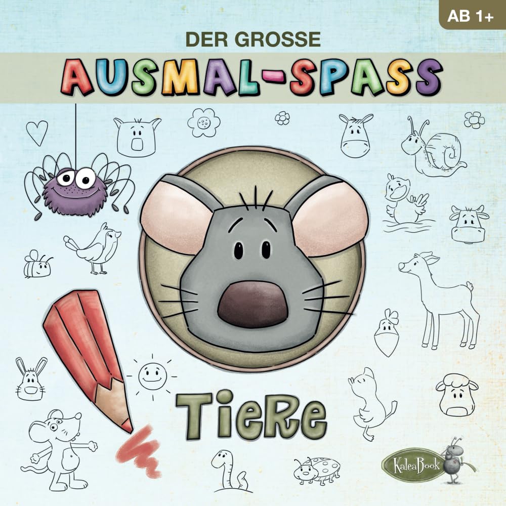 Der große Ausmal-Spaß (Tiere): Ausmalbuch für Kinder ab 1 Jahr mit 88 tollen Tiermotiven Non-fiction