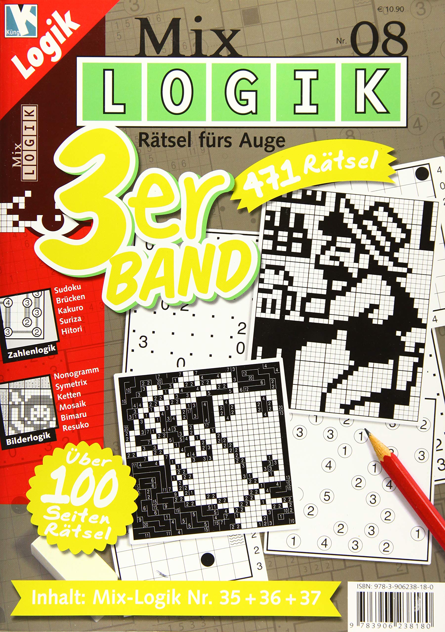 Mix Logik 3er-Band. Nr. 8: Rätsel fürs Auge Manga