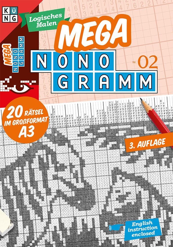 Mega-Nonogramm 02: limitierte Auflage (Mega Nonogramm Mappe, Band 2) Leisure & Fun