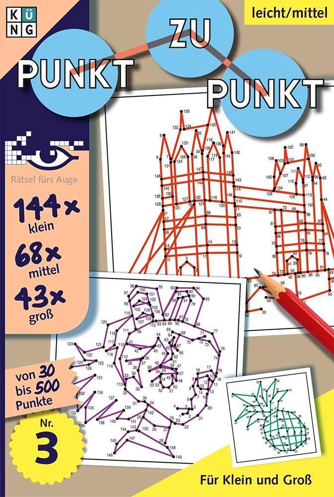 Punkt zu Punkt Rätselbuch 03: Rätsel fürs Auge Manga