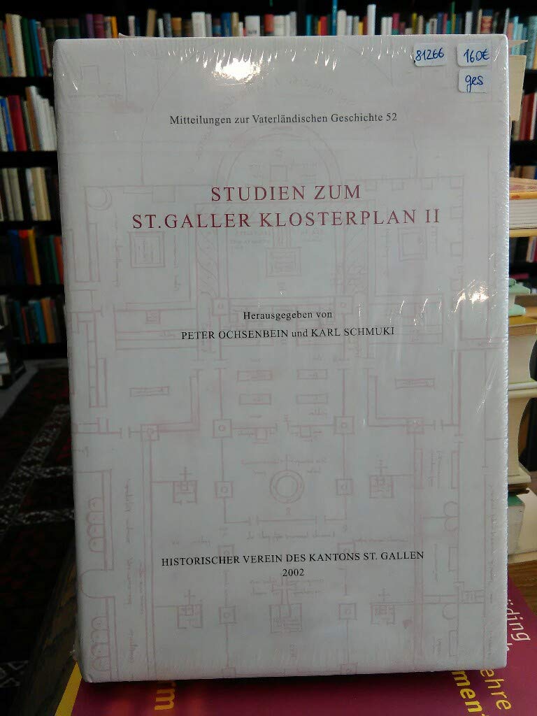 Studien zum St. Galler Klosterplan II Books