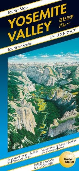 Yosemite Valley. Tourist Map Topgraphic Map 1: 24'000 and Panoramic Map Leisure, Home & Garden