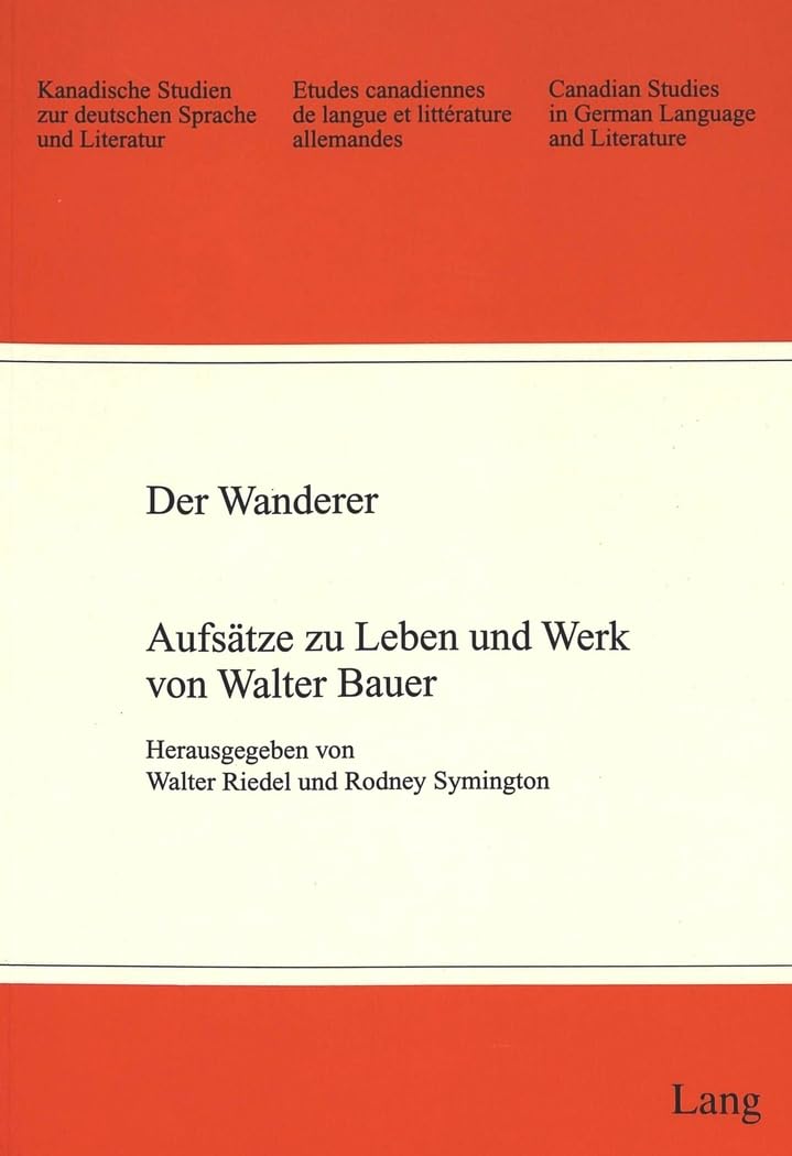 Der Wanderer Contemporary literature