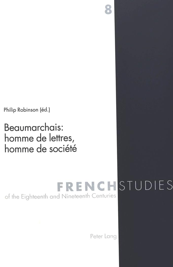 Beaumarchais : homme de lettres, homme de société book