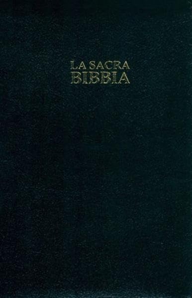La Sacra Bibbia - Nuova Diodati - Leder schwarz: Goldschnitt und Register - Reißverschluss - Italienische Bibel - 10.5 x 16 cm Religion & Esotericism