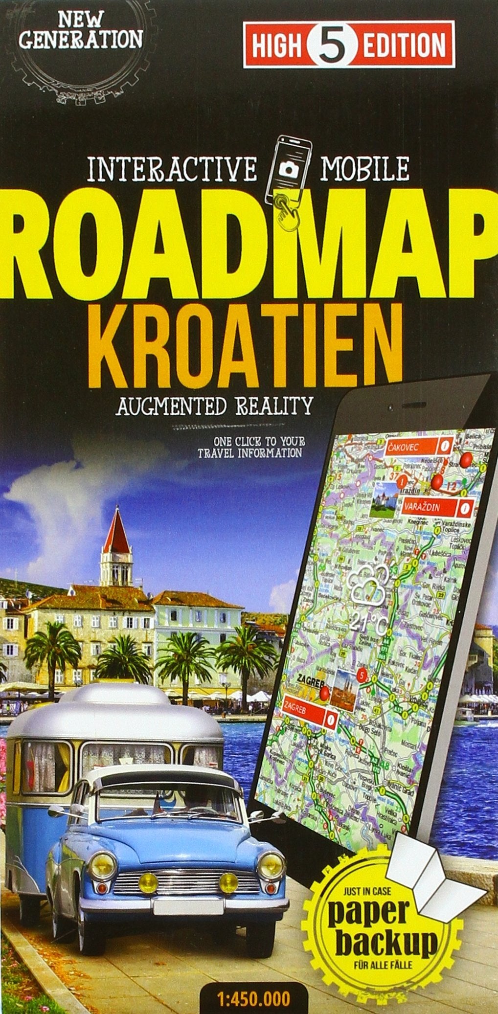 Interactive Mobile ROADMAP Kroatien Leisure, Home & Garden