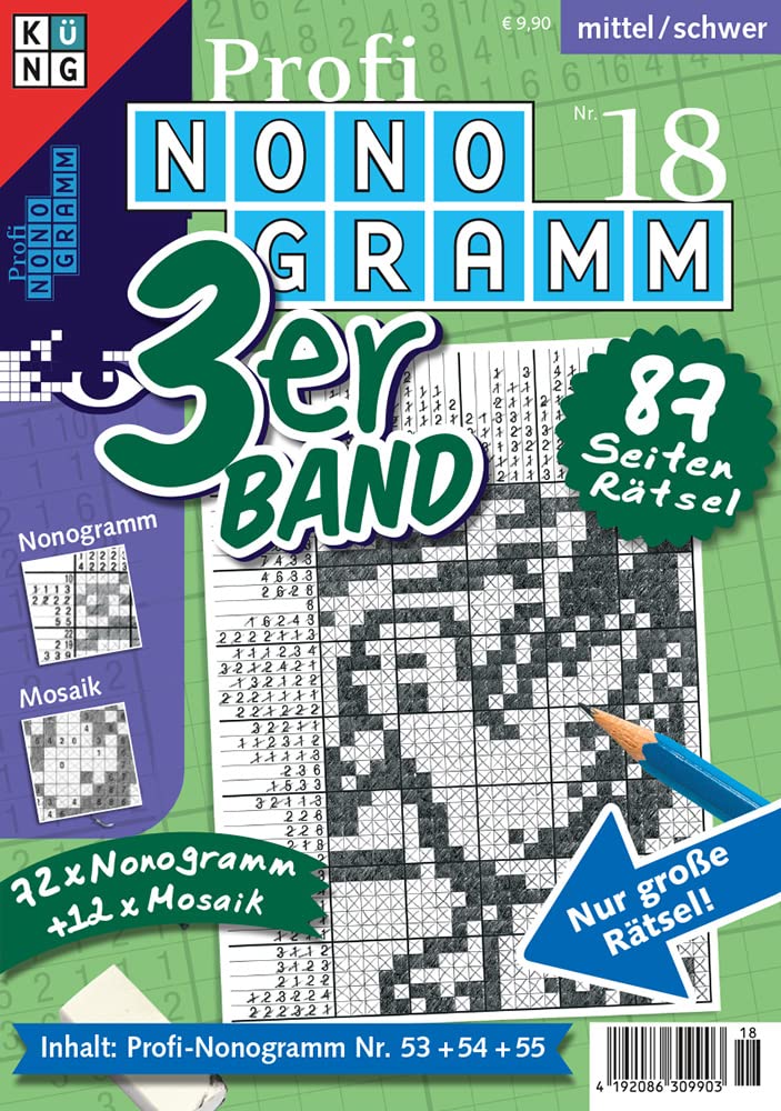 Product Image: Profi-Nonogramm 3er-Band Nr. 18