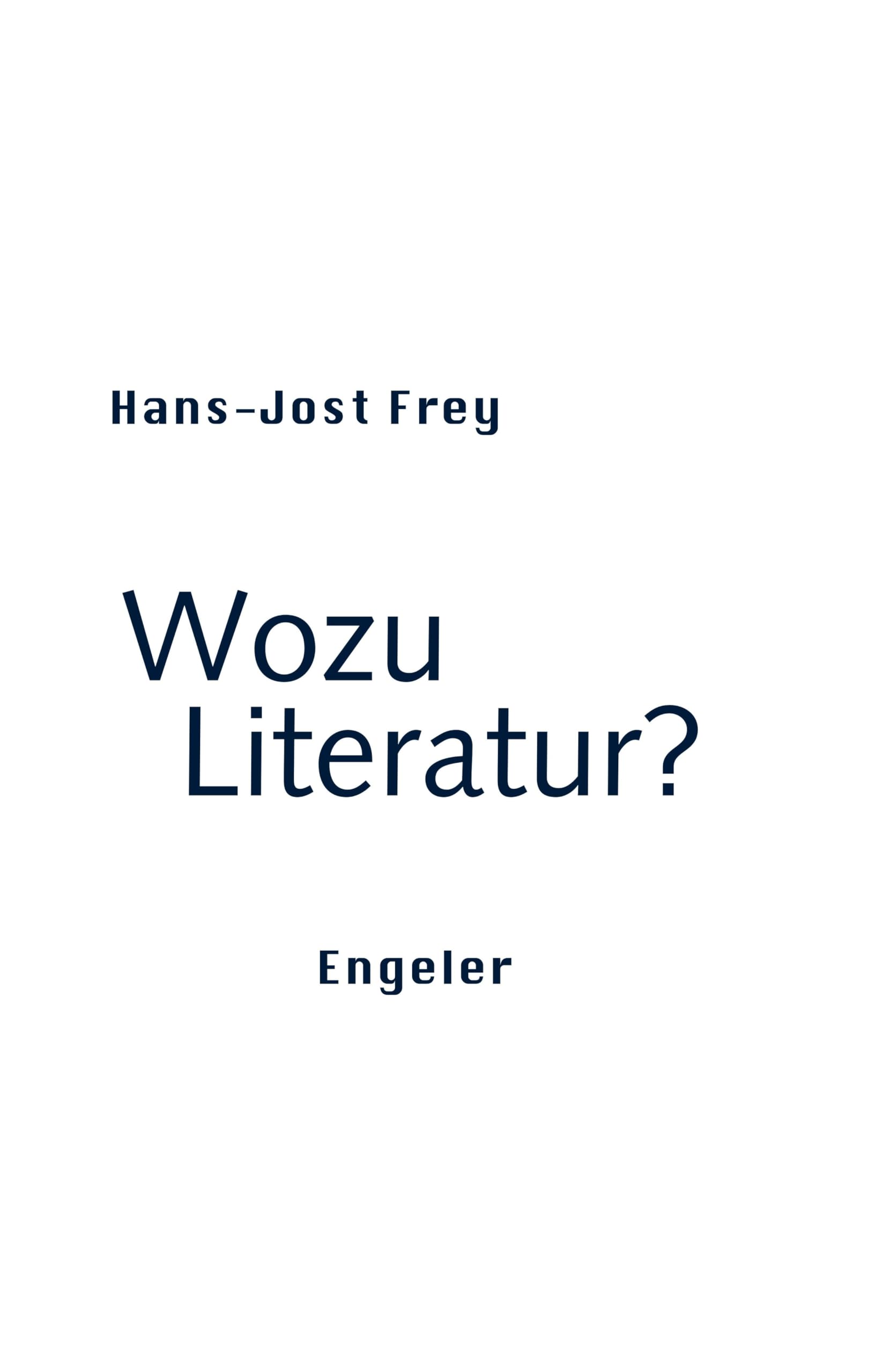 Product Image: Wozu Literatur?