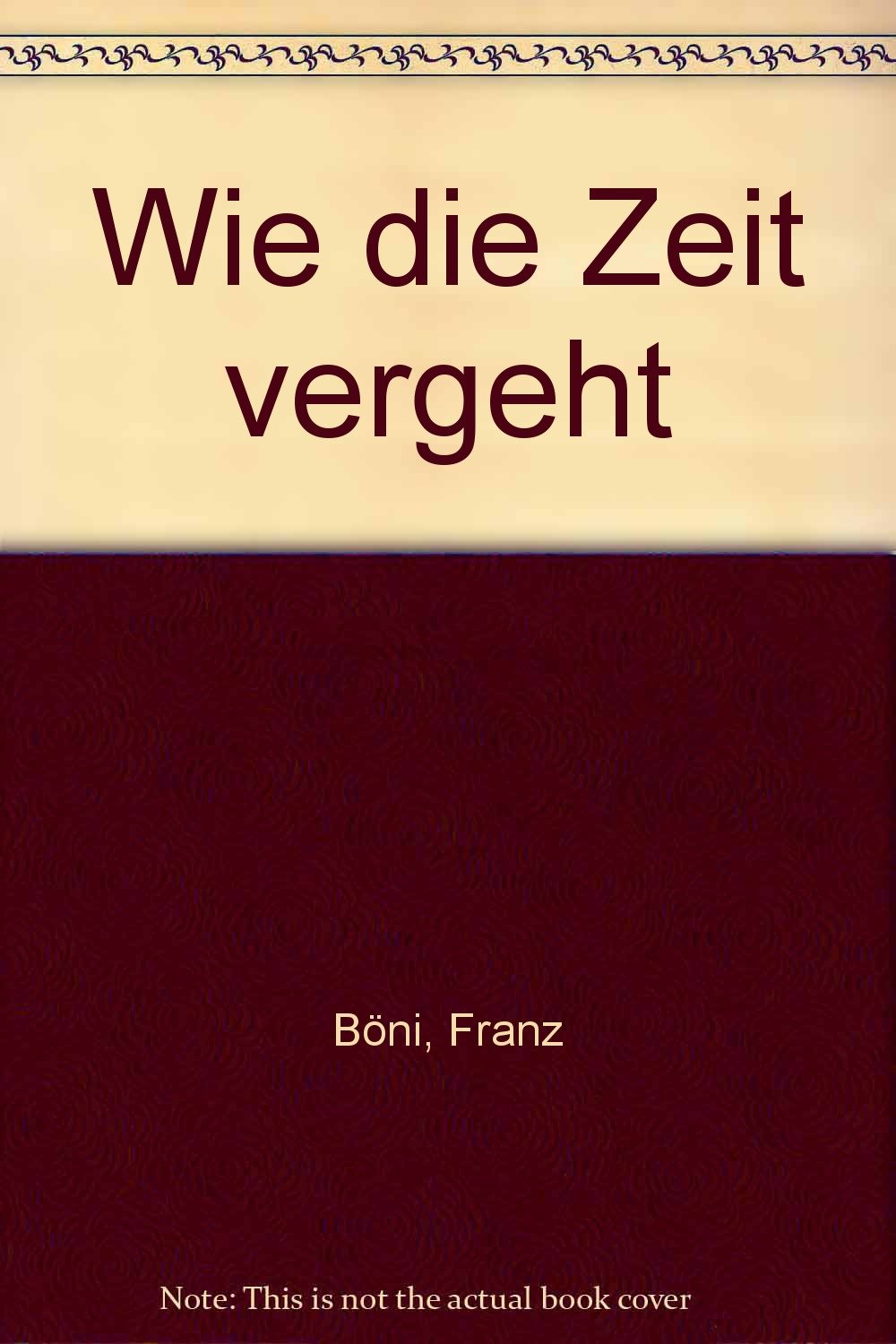Wie die Zeit vergeht Books