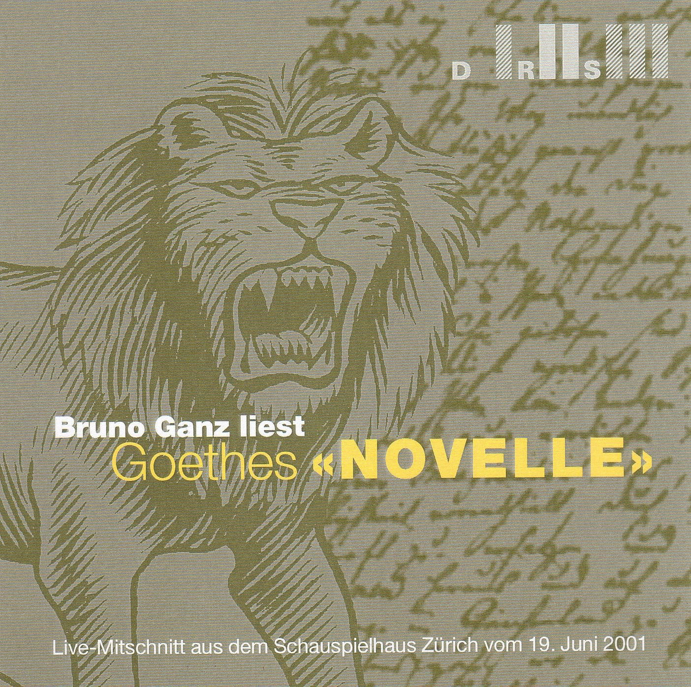 Bruno Ganz liest Goethes "Novelle" Books