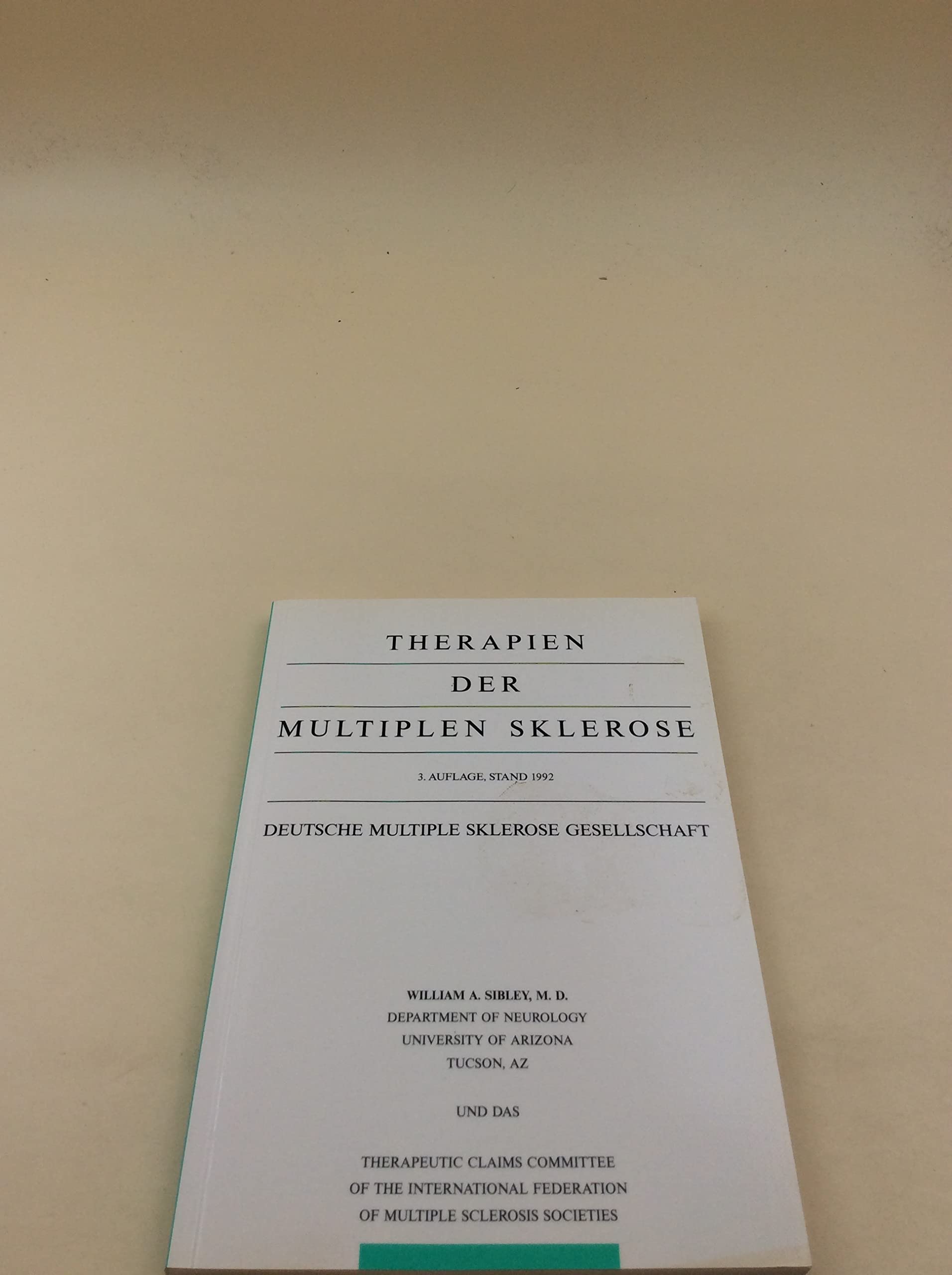 Therapien der Multiplen Sklerose Books