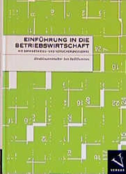 Einführung in die Betriebswirtschaft. Mit Bankbetriebs- und Versicherungslehre Books