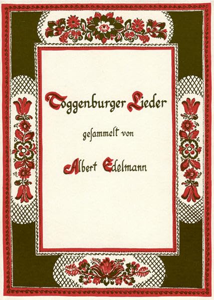 Toggenburger Lieder Sheet Music