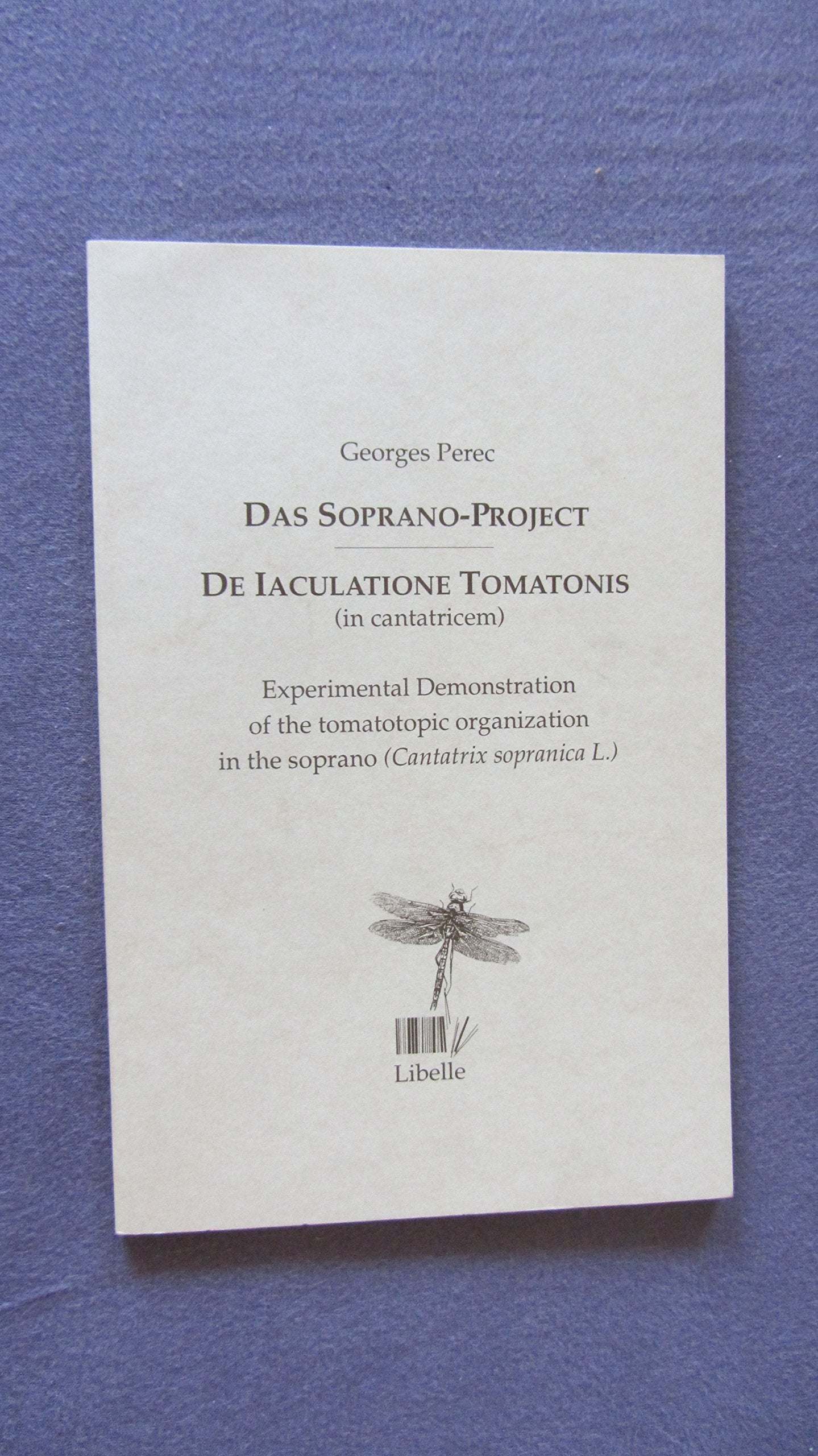 Das Soprano-Project - De iaculatione tomatonis (in cantatricem): Experimental Demonstration of the tomatotopic organization in the soprano (Cantatrix sopranica L.) Engl. /Dt. Movies