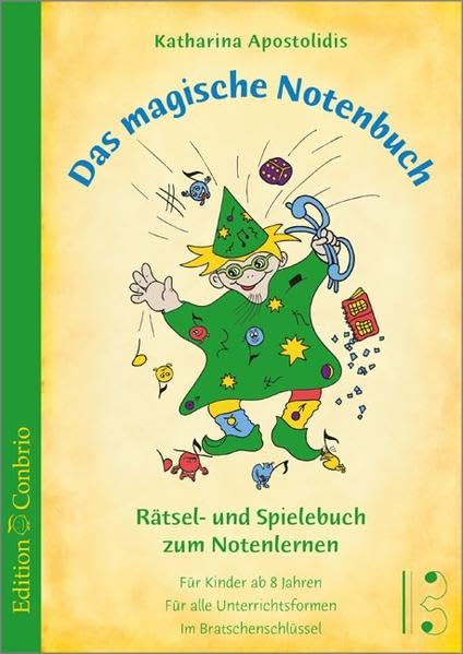 Das magische Notenbuch - Bratschenschlüssel: Rätsel- und Spielebuch zum Notenlernen Sheet Music