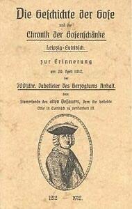 Die Geschichte der Gose und die Chronik der Gosenschänke Leipzig-Eutritzsch Politics & History
