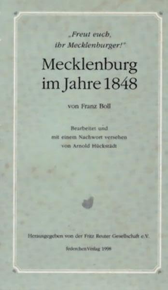 Mecklenburg im Jahre 1848 German history