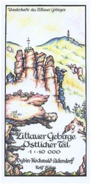 Zittauer Gebirge Östlicher Teil 1:10 000: Wanderkarte des Zittauer Gebirges. Oybin, Hochwald, Lückendorf Leisure, Home & Garden