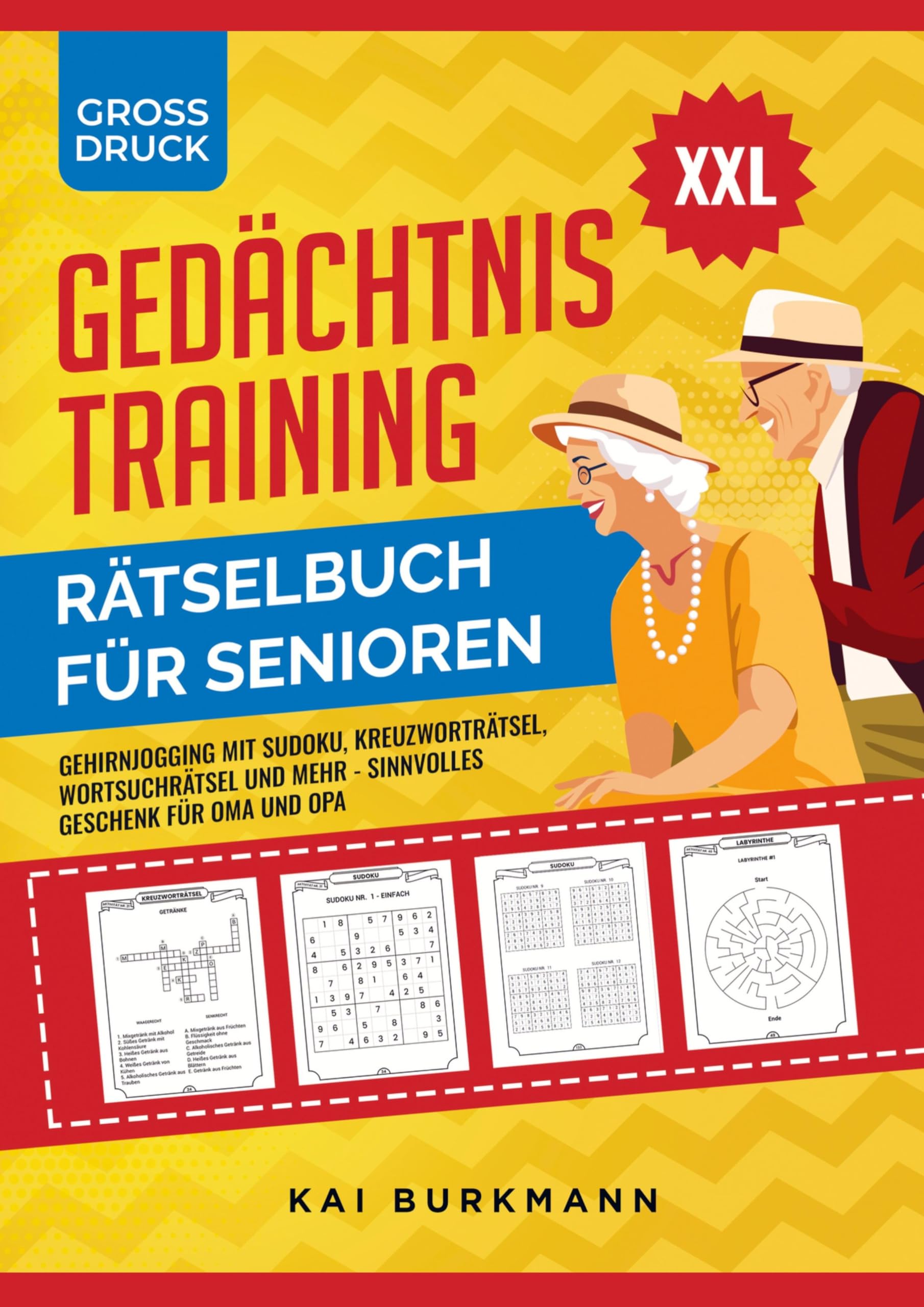 XXL Gedächtnistraining Rätselbuch für Senioren: Gehirnjogging mit Sudoku, Kreuzworträtsel, Wortsuchrätsel und Mehr - Sinnvolles Geschenk für Oma und Opa Law