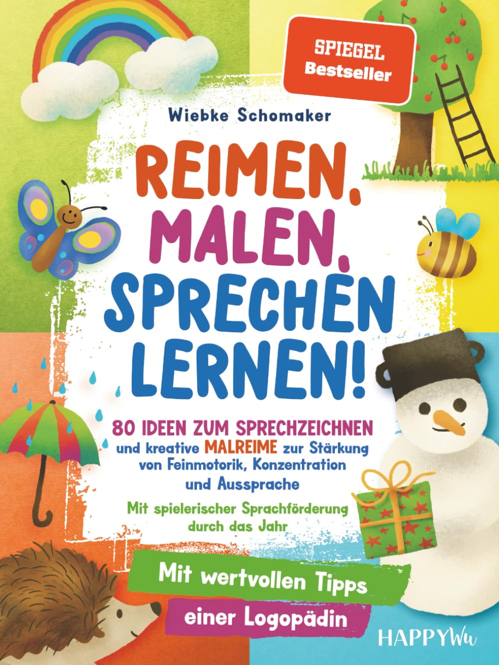 Reimen, Malen, Sprechen lernen! 80 Ideen zum Sprechzeichnen und kreative Malreime zur Stärkung von Feinmotorik, Konzentration und Aussprache Study Guides