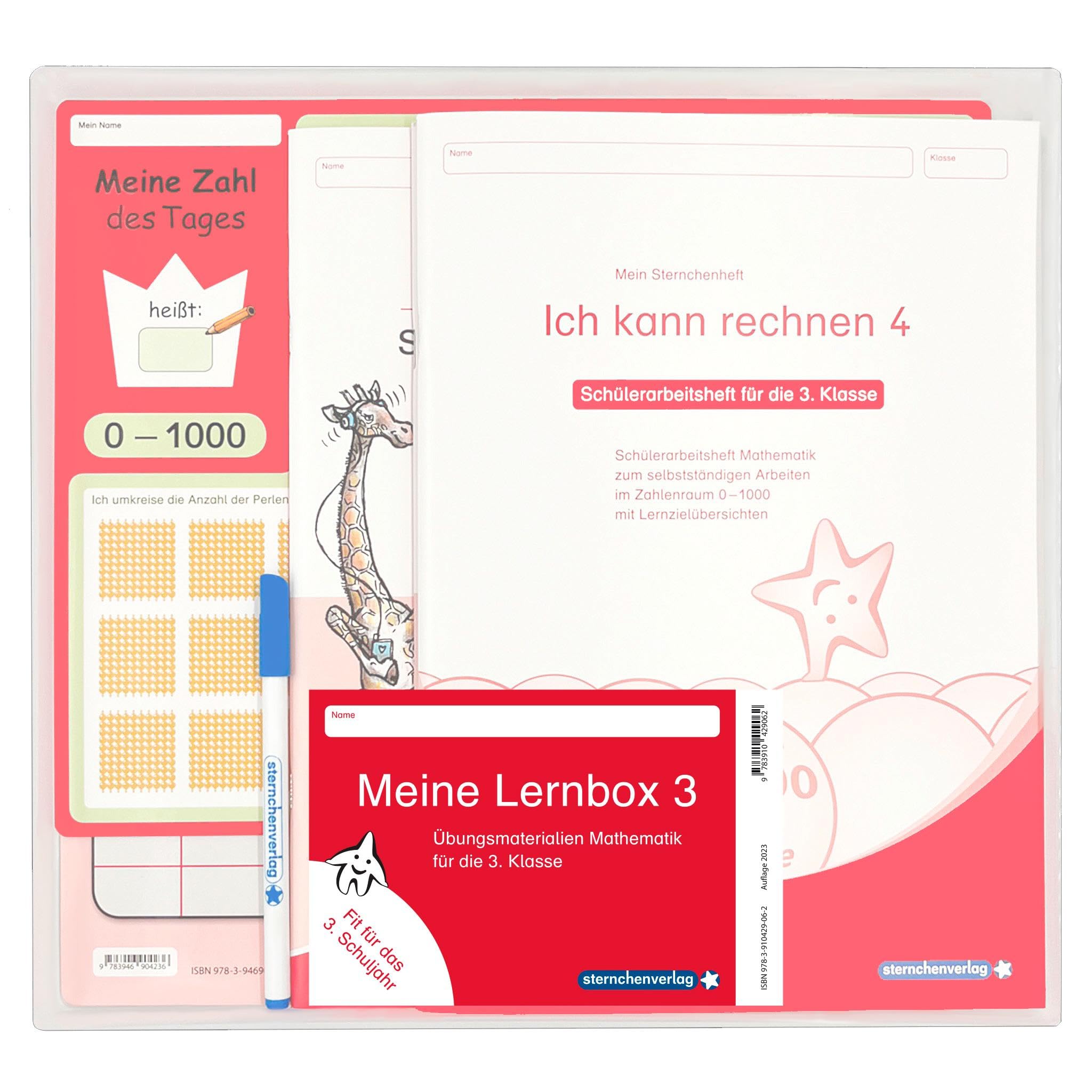 Meine Lernbox 3 - Mathematik - Fit für das 3. Schuljahr: Übungsmaterialien 3. Klasse für zu Hause und im Unterricht mit Etikett gratis Learning & Reference