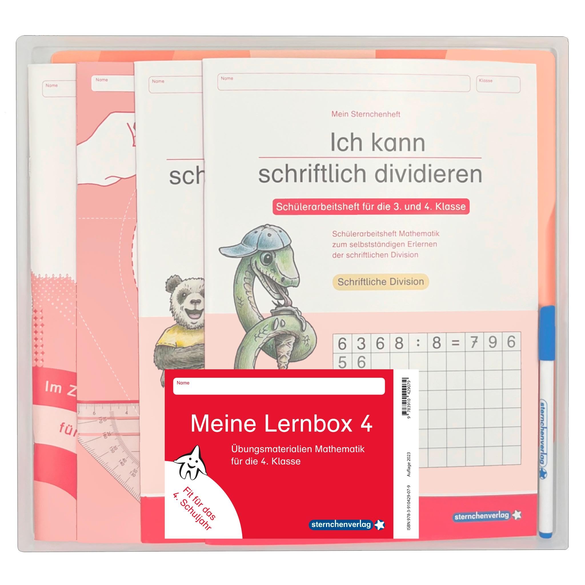 Meine Lernbox 4 - Mathematik - Fit für das 4. Schuljahr: Übungsmaterialien 4. Klasse für zu Hause und im Unterricht mit Etikett gratis Learning & Reference