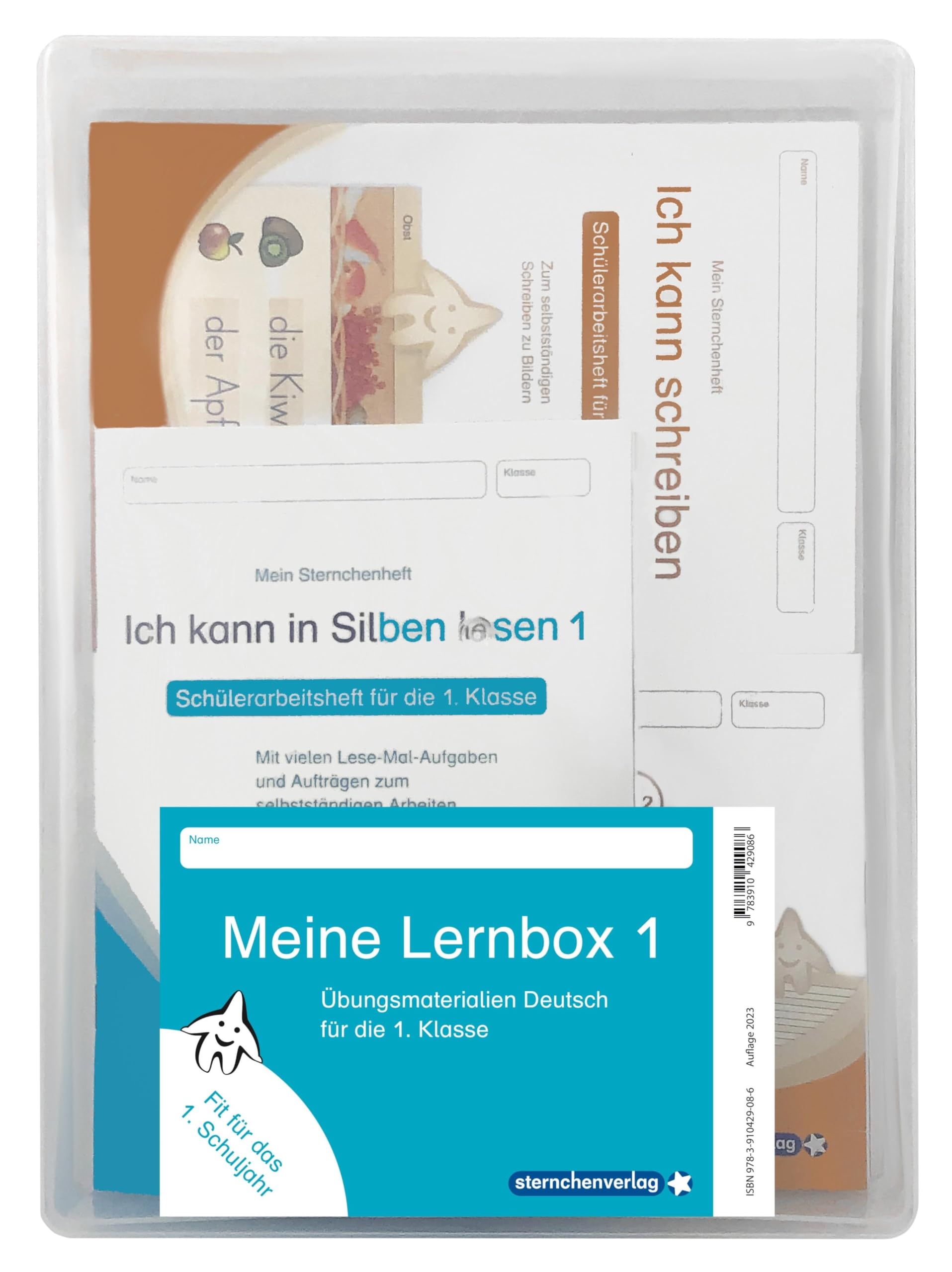 Meine Lernbox 1 - Deutsch - Fit für das 1. Schuljahr: Übungsmaterialien zur Lesekompetenz 1. Klasse für zu Hause und im Unterricht Learning & Reference
