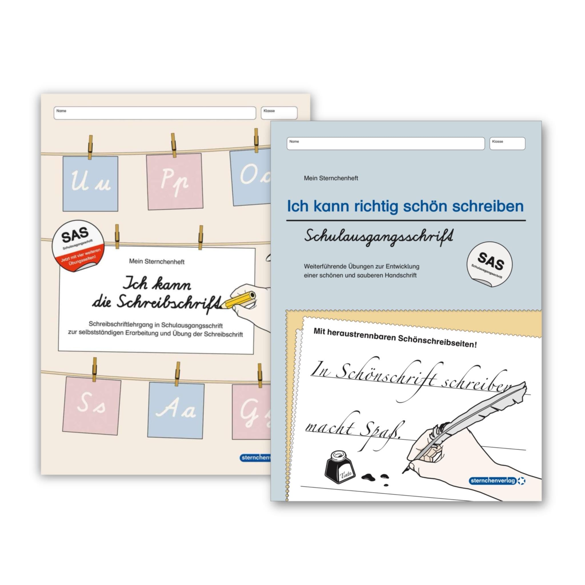 Ich kann die Schreibschrift SAS und Übungsheft - Ich kann richtig schön schreiben - Ausgabe Schulausgangsschrift - 2 Hefte: Schreiblehrgang SAS und ... einer schönen und sauberen Handschrift Learning & Reference